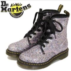 Dr. Martens 6ホール キラキラ FARRAH マルチブルー 箱無しのサムネイル