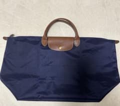 LONGCHAMP ルプリアージュ トラベルバッグ トートバッグ ネイビー