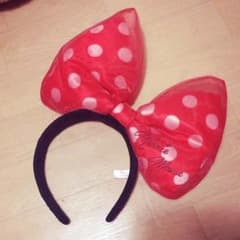 ディズニーカチューシャ ミニー リボンのサムネイル