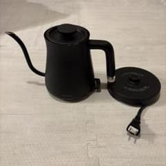 バルミューダ ザ・ポット 電気ケトル ブラック（電源ベース付）K02A-BK