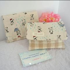 machiko様専用＊移動ポケットNO251☆雨降りポケット★handmade＊のサムネイル