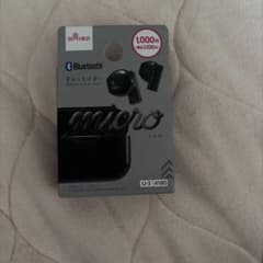 ワイヤレスイヤホン　DAISO micro 完全ワイヤレスイヤホン ブラックのサムネイル