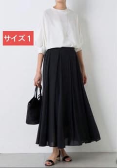 美品☆ビアズリー☆サーキュラースカート ブラック サイズ1 - メルカリ