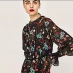 花柄 ワンピース ZARAのサムネイル