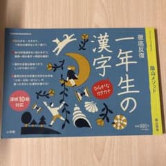 新品未使用　隂山メソッド徹底反復一年生の漢字のサムネイル