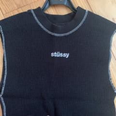 stussy ノースリーブベスト　ブラックのサムネイル