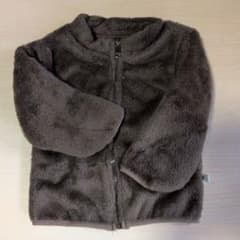 ◆新品・未使用◆ キッズ服 ふわふわボアジャケット ブラウン 90