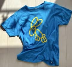 h*様 ウサギイラスト 半袖Tシャツ 青のサムネイル