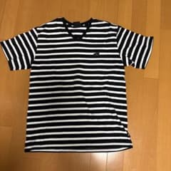 New Balance THE CITY Vネック ボーダー Tシャツのサムネイル