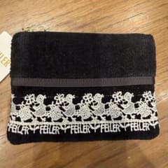 新品 フェイラー ハイジ 近沢レース店 ティッシュポーチ ブラック 裏面