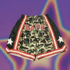BAPE カモフラージュ バスケットボールショーツのサムネイル