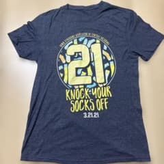 Down Syndrome Association Tシャツ ネイビーのサムネイル