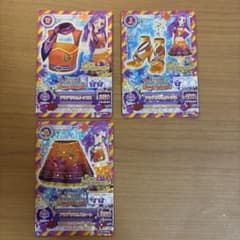 アイカツカード アクアリウムコーデ 3枚セット 神崎美月のサムネイル