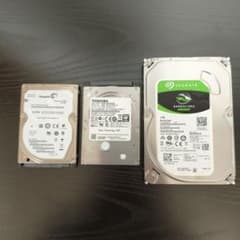 内蔵HDD 3台セット 500GB 320GB 1TB - メルカリ