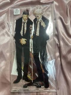 【値下げ】呪術廻戦　五条悟　夏油傑　アクリルMEGAフィギュア 呪術廻戦 アクリルMEGAフィギュア アクリルスタンド 原作 五条悟