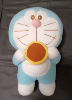 【新品タグ付】羊毛フェルト風 ドラえもん もぐもぐ BIG ぬいぐるみ 水色