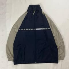elless 古着 バイカラー ナイロンジャケット S テック ストリート