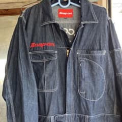 Snap-on ダークデニム オーバーオールのサムネイル