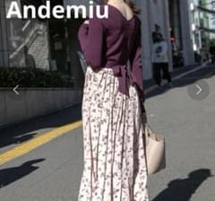Andemiu ニットドッキングワンピース ワンピースのサムネイル