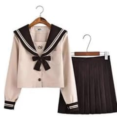 ミントチョコ★様専用　セーラー服　茶色のサムネイル