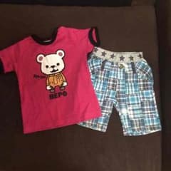 ワンピースTシャツ＆ズボンのサムネイル