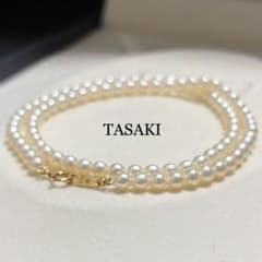 K18刻印】TASAKI ベビーパール ネックレス 本真珠 18金 テリ強 - メルカリ