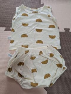 くま柄 ノースリーブ セットアップ 73cmのサムネイル