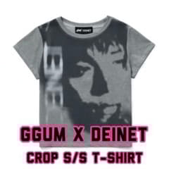TXT ヨンジュン GGUM DEINET crop Tシャツ トレカ無し 公式 GGUM X DEINET CROP コラボ Tシャツ TXT ヨンジュン - メルカリ