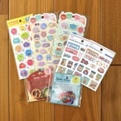 seria カラフルモンスターシール　マスキングダイカット　フレークスーパー