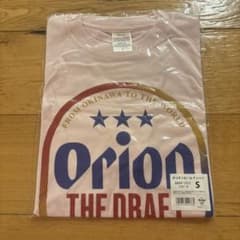 【新品未開封】オリオンビール Tシャツ 2024ドラフトロゴ ライトピンク Sのサムネイル