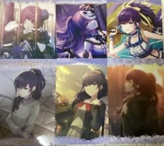 プロジェクトセカイ プロセカ　朝比奈まふゆ グッズセット 下敷き クリアファイルのサムネイル