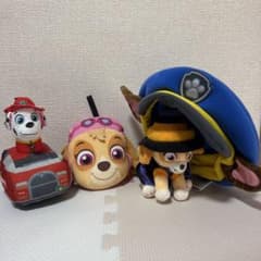 パウパトロール　ぬいぐるみ　帽子　ポーチ