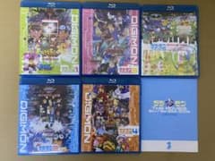 신품 디지몬 THEMOVIES 1999-2006 Blu-ray 6권 세트