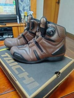 TAICHI ブラウン バイクブーツのサムネイル