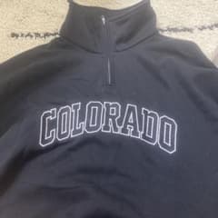 Dazy COLORADO 刺繍 スウェット S 黒のサムネイル