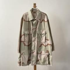 90s US ARMY BDU ジャケット デザート カモ 切りっぱなし 迷彩 - メルカリ