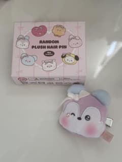 BT21 minini 랜덤 헤어 클립 리본 mang