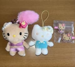 【新品未使用】ハローキティ マスコット＆ヘアクリップ まとめ売りのサムネイル