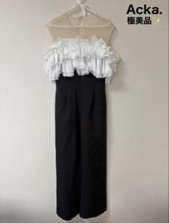 美品✨Acka.フリルオールインワンサロペット - メルカリ