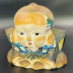 昭和初期 福助人形 陶器製 置物 レトロ 時代物 　R8SB358 昭和初期 福助人形 陶器製 置物 レトロ 時代物 R8SB358 - メルカリ