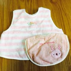 水通しのみ！美品！赤ちゃん城 anano cafe スタイのサムネイル