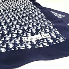 【31日迄限定セール☆美品☆クリーニング済】ディオールスカーフネイビー k010 31日迄限定セール☆美品☆クリーニング済】ディオールスカーフネイビー