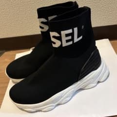 DIESEL Kids&Juniorロゴプリントハイカットソックススニーカー DIESEL Kids&Juniorロゴプリントハイカットソックススニーカー - メルカリ