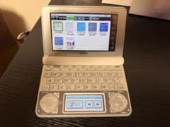 CASIO EX-word 電子辞書 ホワイト フランス語のサムネイル