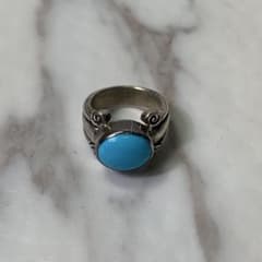 Mike Perry ナバホ族 ターコイズ リング Sterling 925 - メルカリ