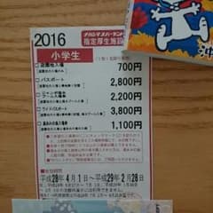ナガシマスパーランド 小学生のサムネイル