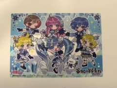 하츠네 미쿠[SNOW MIKU 2025] 클리어 비주얼 포스터 itousa
