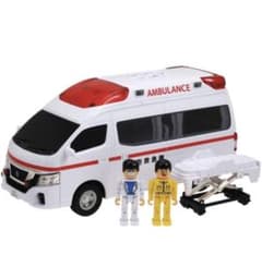 日産サウンドパラメディク救急車 はしご消防車 セット