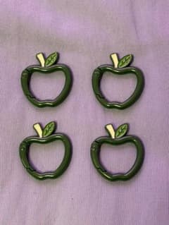 リンゴ型カラビナ 4個セットのサムネイル