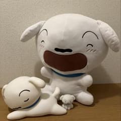 クレヨンしんちゃん シロ ぬいぐるみ ライト 3点セットのサムネイル
